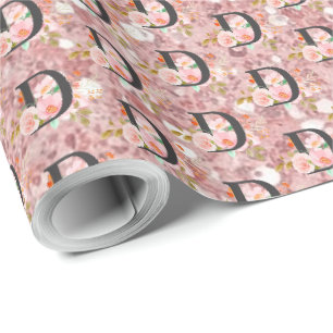 Papier Cadeau Lettre D