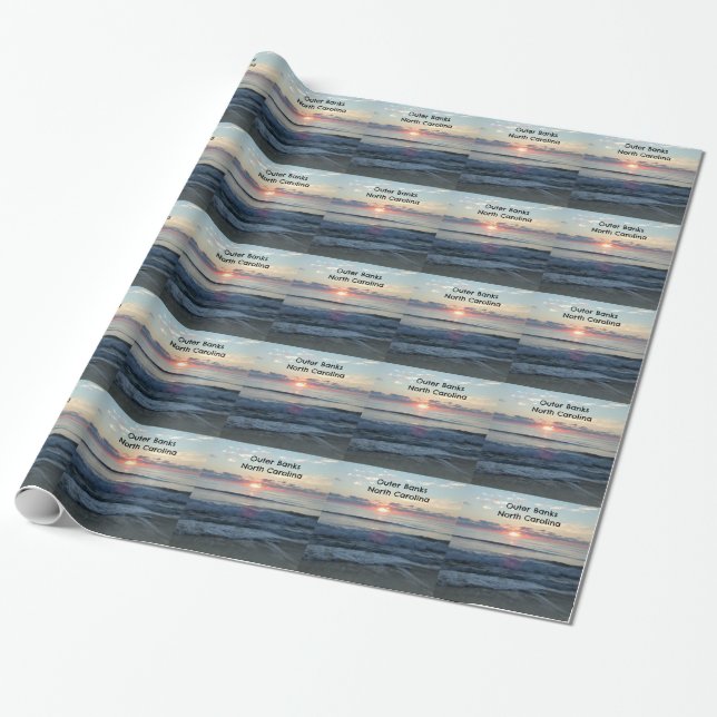 Papier Cadeau Lever de soleil sur les rives extérieures de Carol (Déroulé)
