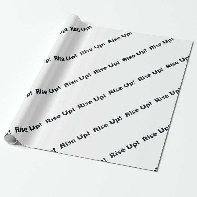 Papier Cadeau Levez-vous ! (Déroulé)