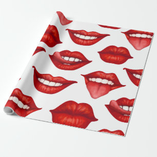 Papier Cadeau Lèvres