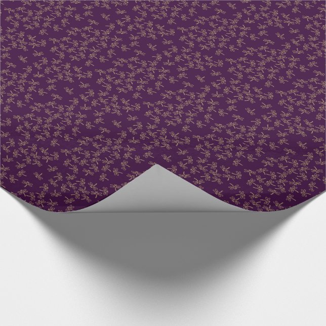 Papier Cadeau libellule (Coin)