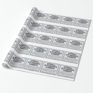 Papier Cadeau Licence Accordéon