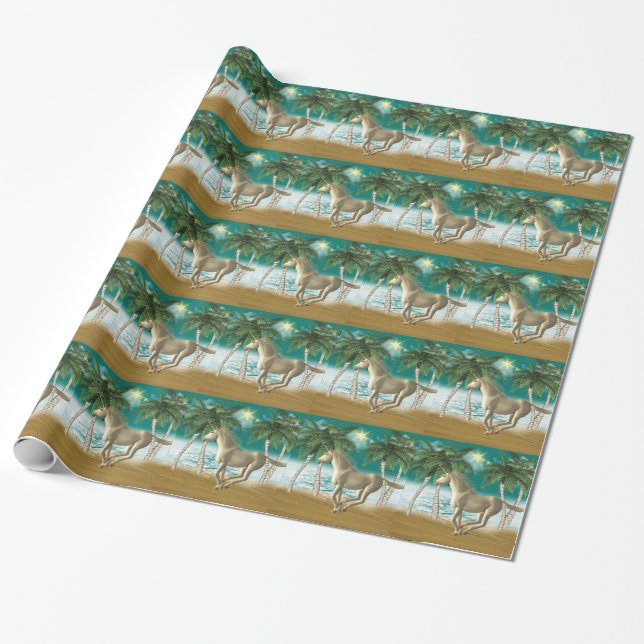 Papier Cadeau Licorne espiègle (Déroulé)
