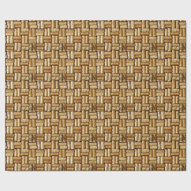 Papier Cadeau Lièges de vin (Couture)