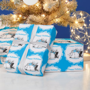 Papier Cadeau Lièvre