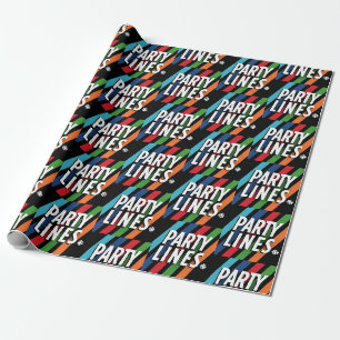 Papier Cadeau Lignes de partie CBC