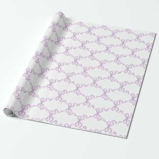 Papier Cadeau lilac Ribbon Trellis