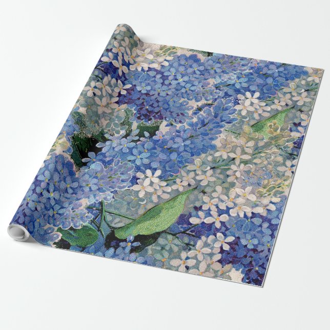 Papier Cadeau Lilacs vintages (Déroulé)