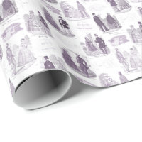 Lilas vintage de mode de Biedermeier et Toile