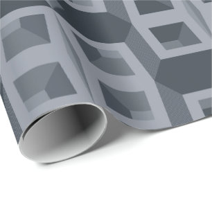 Papier Cadeau L'illusion cubique