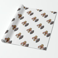 L'Illustration de Santa Claus Playing