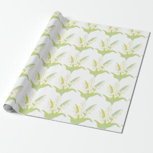 Papier Cadeau  Lily De La Vallée