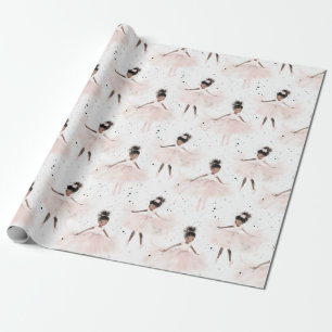 Papier Cadeau Little Ballerina #6 - Black Girl