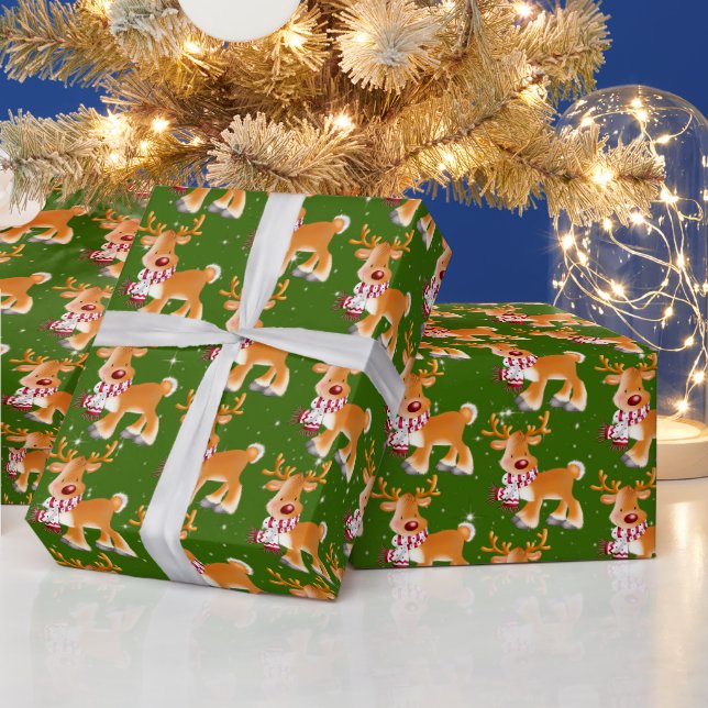 Papier Cadeau Little Deer (Vacances)
