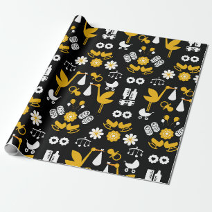 Papier Cadeau Livraison jumelle non sexiste Stalk