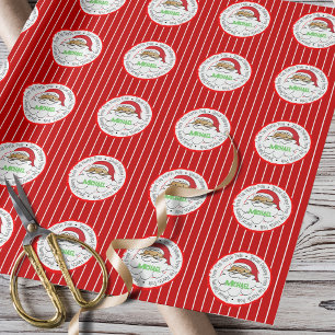 Papier Cadeau Livraison spéciale Ethnic Père Noël Pôle Nord Enfa