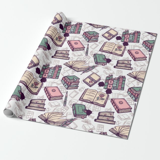 Papier Cadeau Livres (Déroulé)