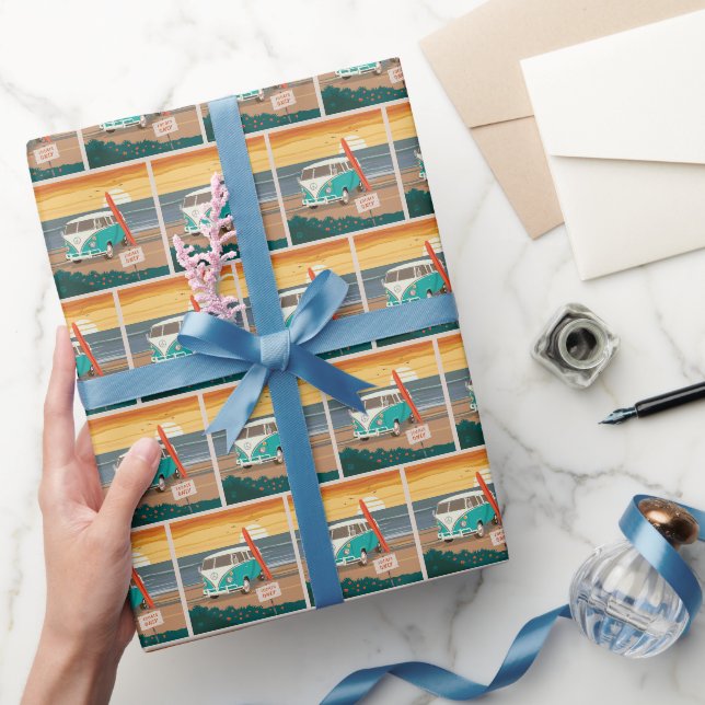 Papier Cadeau Locaux uniquement | VW Surf Van (Cadeaux)