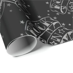 Papier Cadeau Logo Black & Silver Rock & Roll