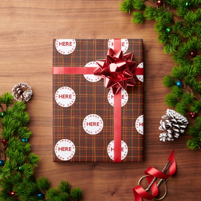 Papier Cadeau Logo de l'entreprise sur mesure (Cadeau de vacances)