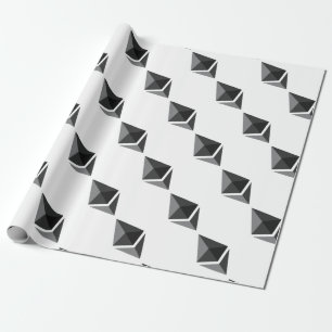 Papier Cadeau Logo de l'Ethereum uniquement