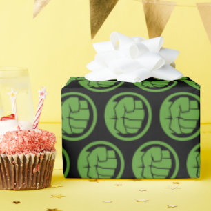 Papier Cadeau Logo de l'Incroyable Hulk