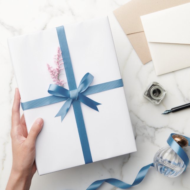 Papier Cadeau Logo d'entreprise Initiales personnalisées Or Blan (Cadeaux)
