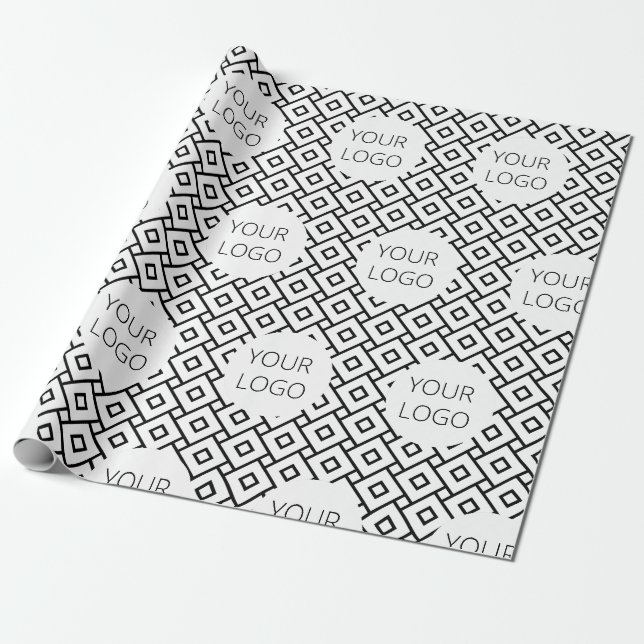 Papier Cadeau Logo d'entreprise personnalisé (Déroulé)