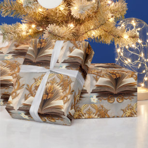 Papier Cadeau "L'or dans l'étude"