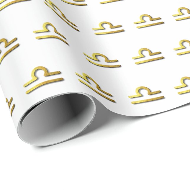 Papier Cadeau L'or de la bibliothèque en neige (Coin rond)