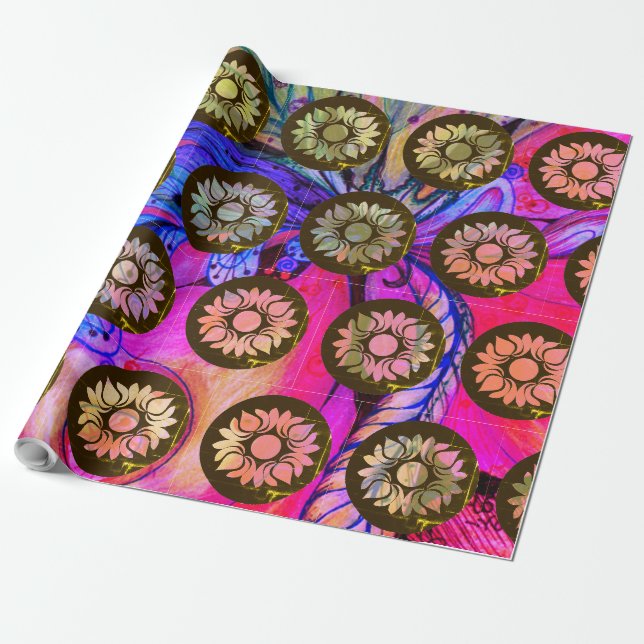 Papier Cadeau Lotus (Déroulé)