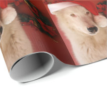 Loup blanc Père Noël