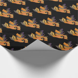 Papier Cadeau Loup-garou classique, papier enveloppant d'Hallowe