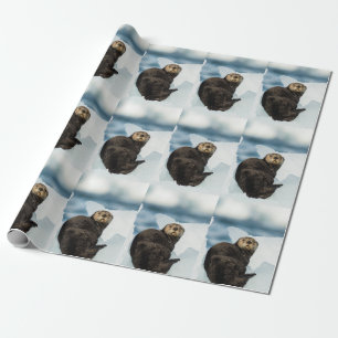 Papier Cadeau Loutre de mer