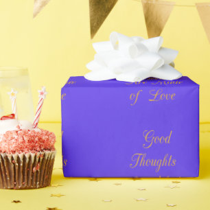 Papier Cadeau Love Create Your Own Good Thoughts