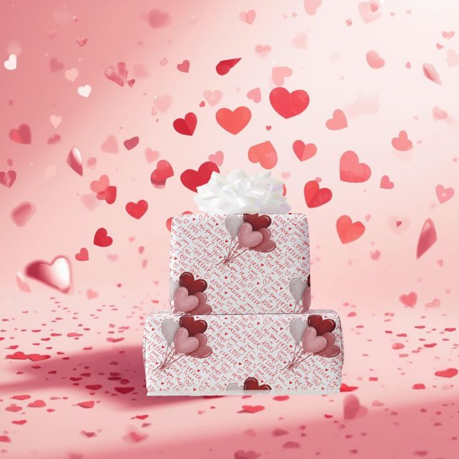 Papier Cadeau Love Vibes Wrapping Paper (Créateur téléchargé)