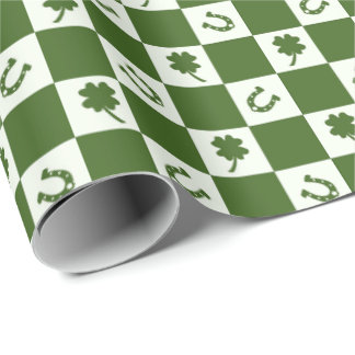 Papier Cadeau Lucky Irish St. Patrick's Day Wrapping Papier