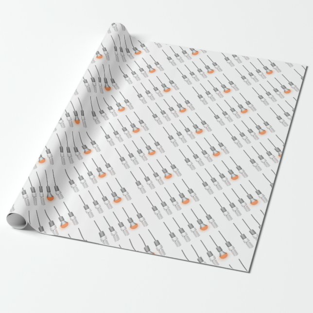 Papier Cadeau Lumière rougeoyante unique de LED (Déroulé)