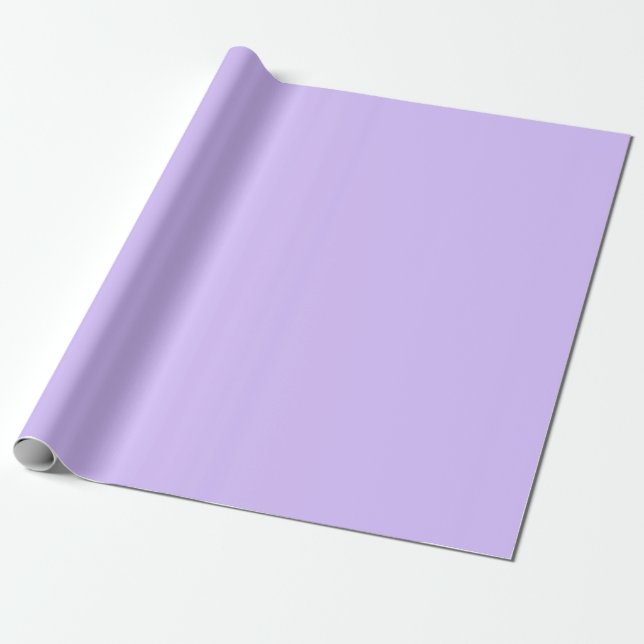 Papier Cadeau Lumière Solide Misty Purple (Déroulé)