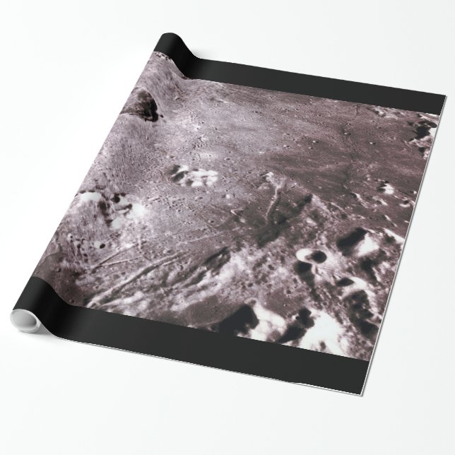 Papier Cadeau Lune (Déroulé)