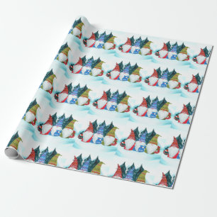 Papier Cadeau Lutins