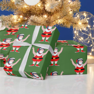 Papier Cadeau Lutte lutteur Noël Noël cadeau de Noël