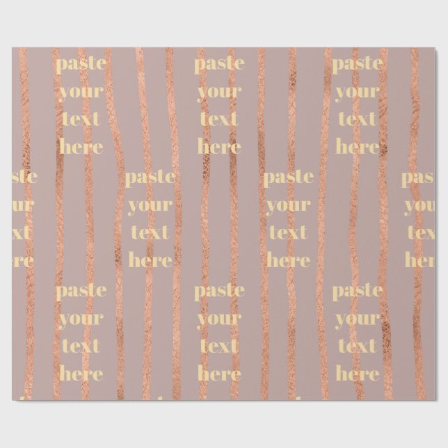 Papier Cadeau Luxury glitter stripes (Plat)