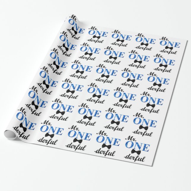 Papier Cadeau M. ONEderful Wrapping Paper (Déroulé)