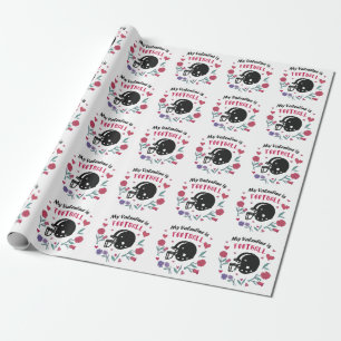 Papier Cadeau Ma Saint Valentin est une carte postale Invitation