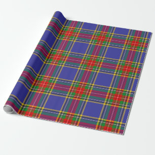 Papier Cadeau MacBeth Tartan Plaid Scottish Motif