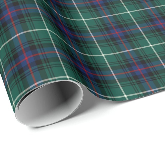 Papier Cadeau MacDonald de Isles Tartan (Coin rond)