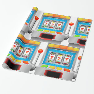 Papier Cadeau Machine à sous