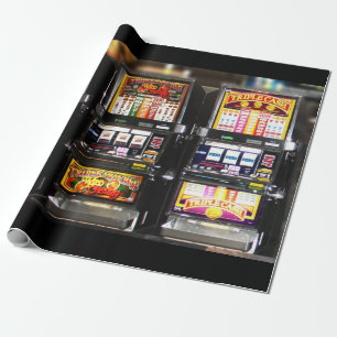 Papier Cadeau Machines de rêve - Machines à sous Lucky