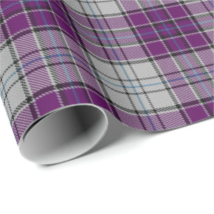 Papier Cadeau MacRae Danse Papier d'enveloppement Tartan violet